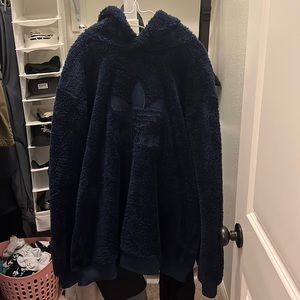 Men’s adidas original navy fleece hoodie